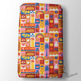 Floral Kingfisher Bird Printed Fabric Material Online